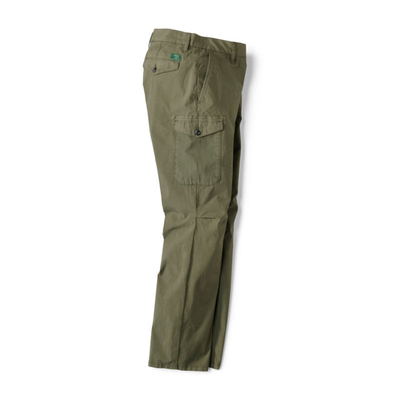 Men's 1856 Stretch Poplin Regular Fit Cargo Pants - TARRAGON image number 5