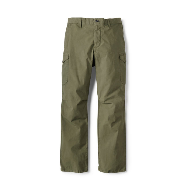 Men's 1856 Stretch Poplin Regular Fit Cargo Pants - TARRAGON image number 4