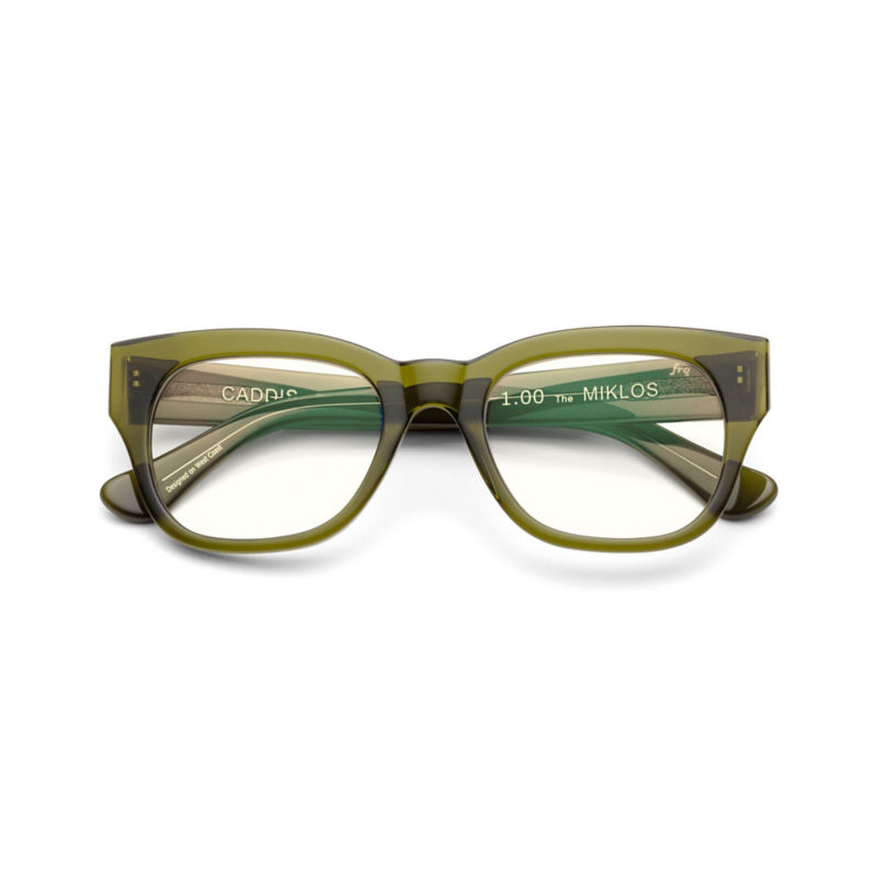 CADDIS Miklos Reading Glasses - HERITAGE GREEN