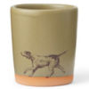Grayling Ceramics Tumbler - POINTER DOG GREEN