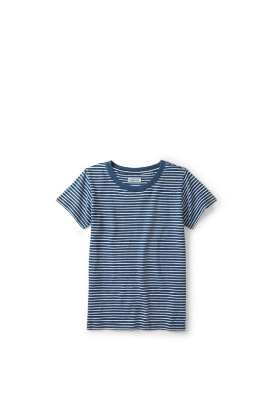 Women&rsquo;s Indigo Striped Short-Sleeve Tee - DENIM INDIGO