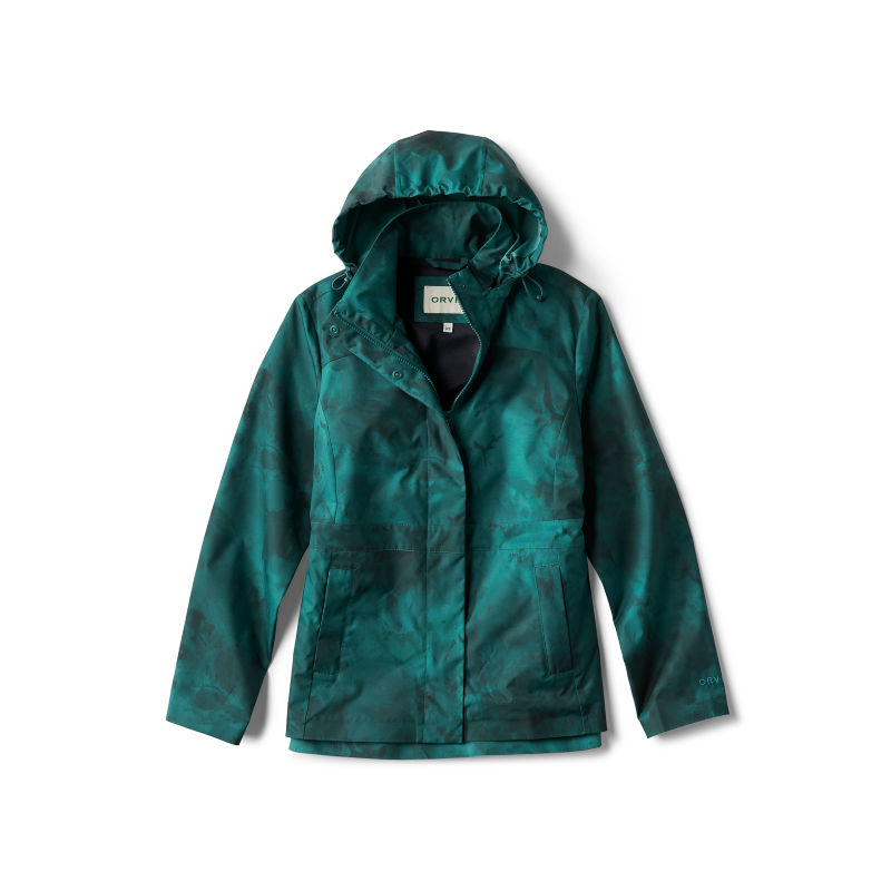Women&rsquo;s Outbound Pack & Go Jacket - PEACOCK STORM PRINT image number 3