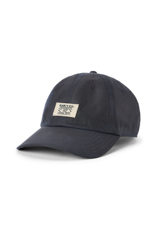 Vintage Waxed Cotton Ball Cap - DARK NAVY