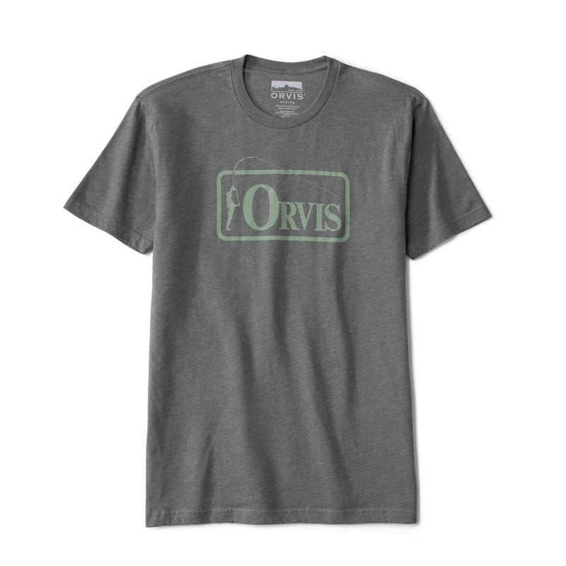 Bent Rod Badge T-Shirt - ASPHALT