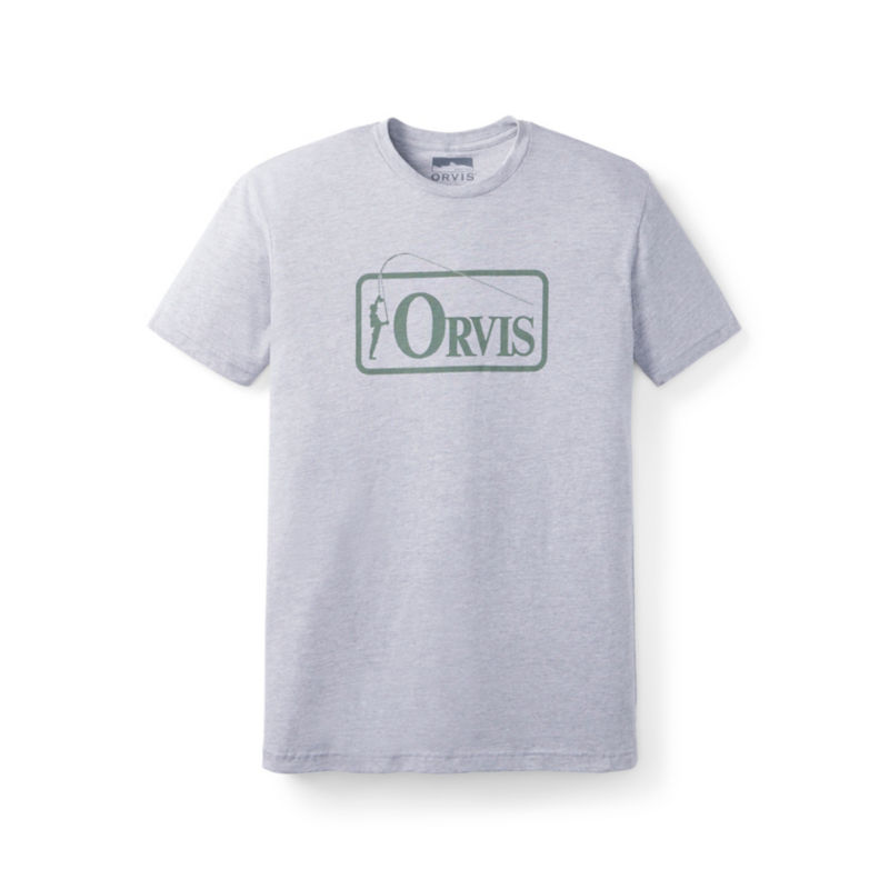 Bent Rod Badge T-Shirt - LIGHT GREY HEATHER