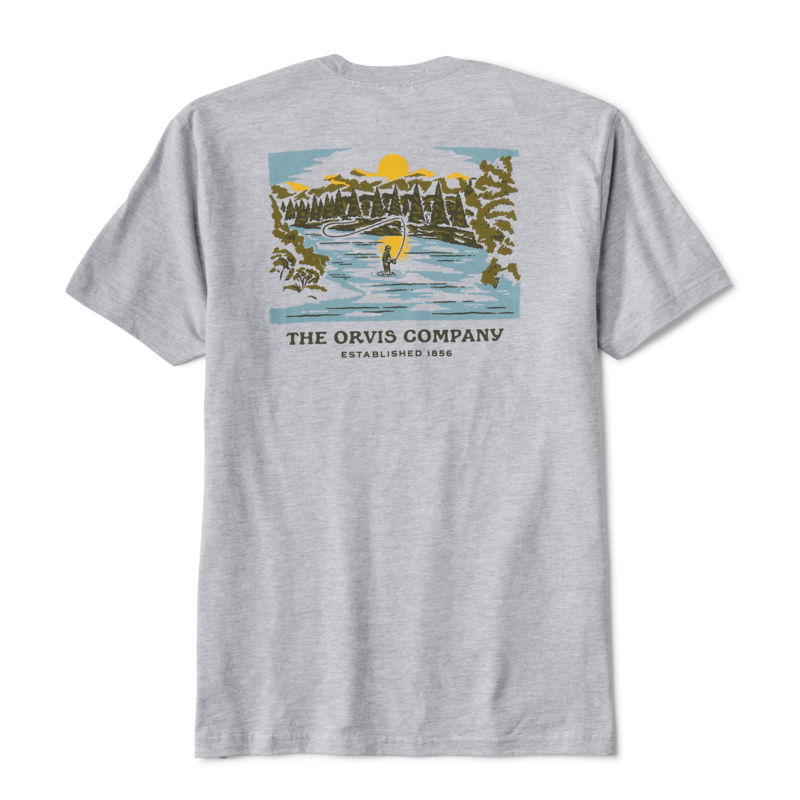 Battenkill River T-Shirt - LIGHT GRAY