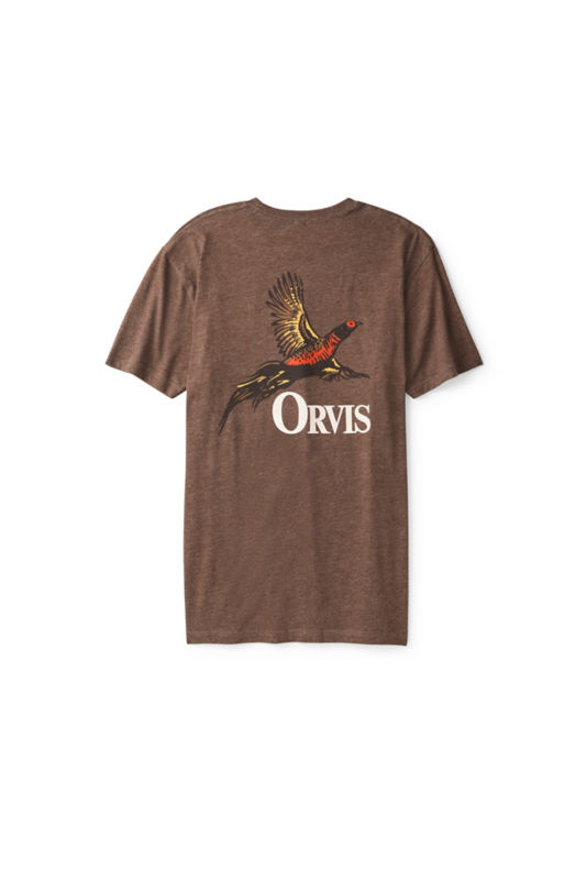 Pheasant Graphic T-Shirt - ESPRESSO