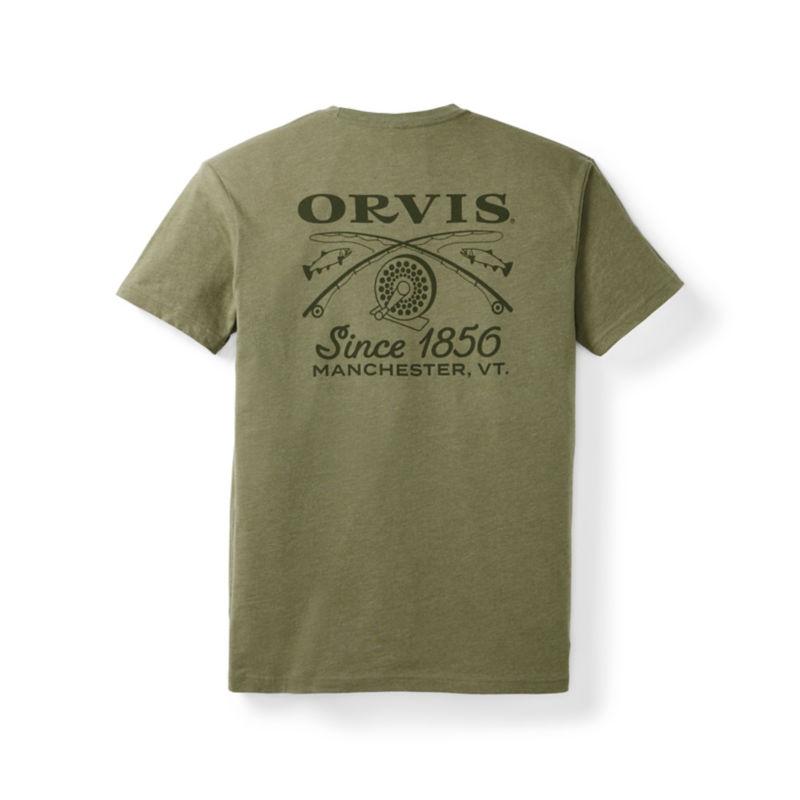 Crossed Rods T-Shirt - TARRAGON