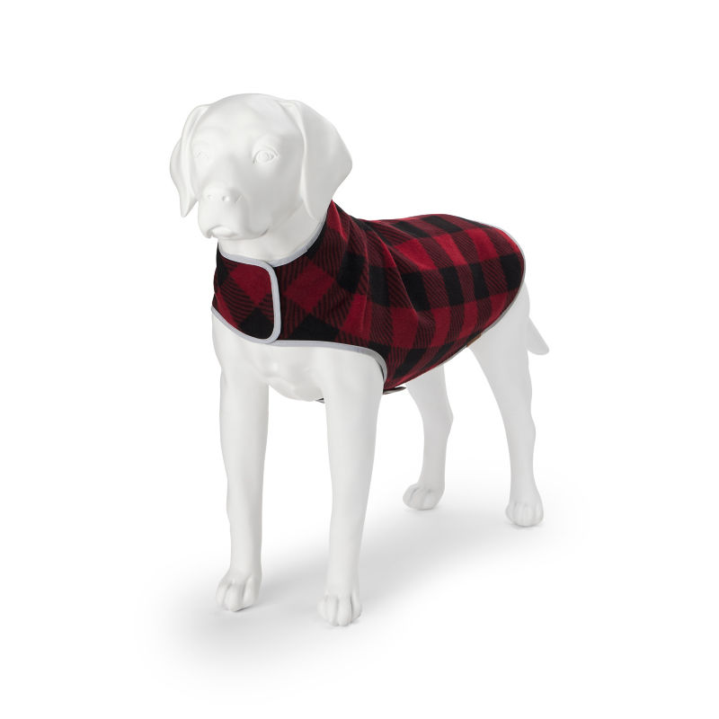 Fleece Dog Jacket - BUFFALO CHECK