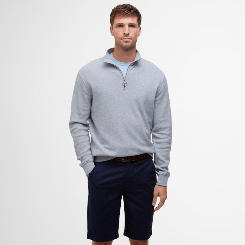 Barbour&reg; Interlock Pique 1/2-Zip Sweater - GREY MARL
