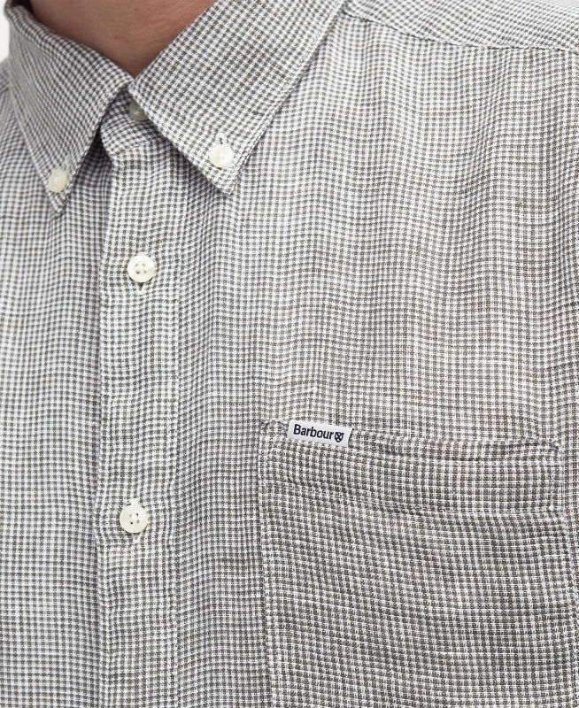 Barbour&reg; Linton Tailored Long-Sleeve Shirt - OLIVE image number 2