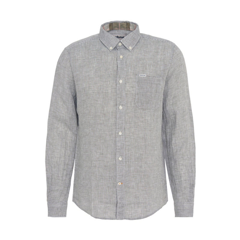 Barbour&reg; Linton Tailored Long-Sleeve Shirt - OLIVE image number 5