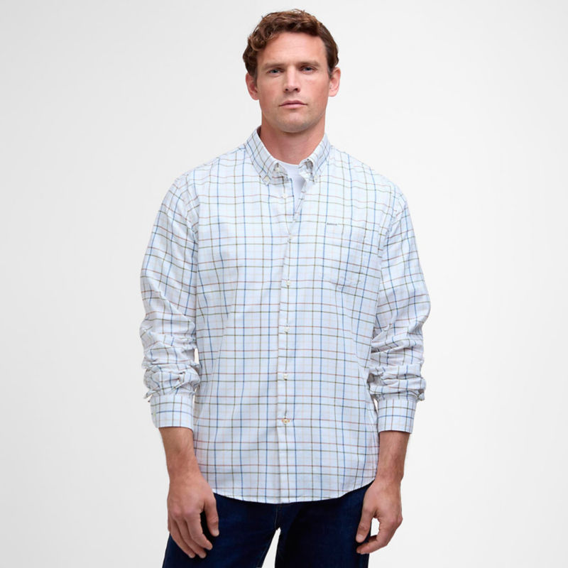 Barbour&reg; Caswell Tattersall Long-Sleeve Shirt - PINE