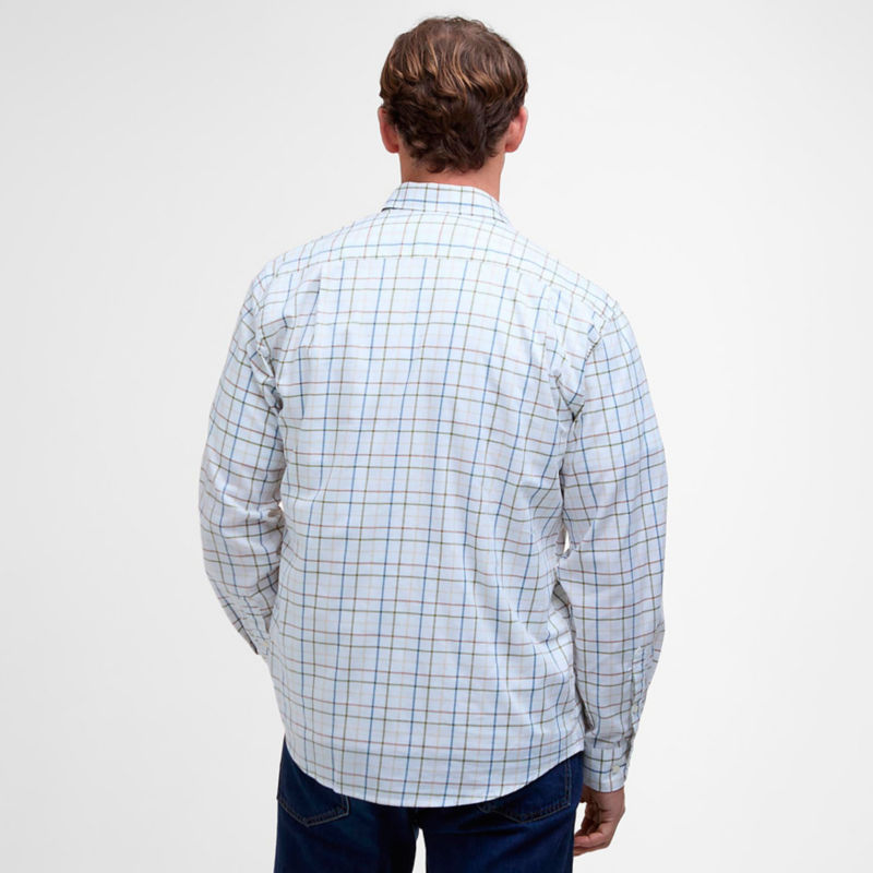 Barbour&reg; Caswell Tattersall Long-Sleeve Shirt - PINE image number 4