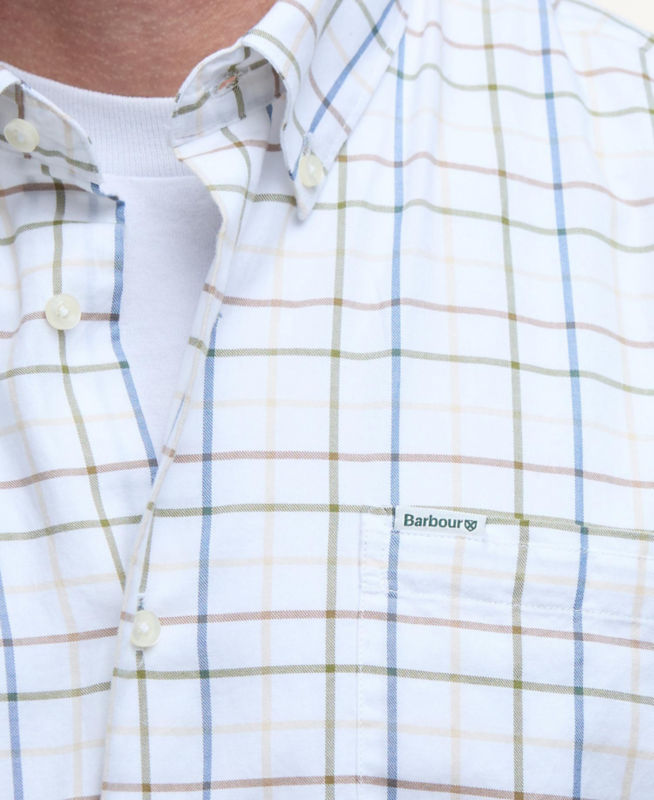 Barbour&reg; Caswell Tattersall Long-Sleeve Shirt - PINE image number 2