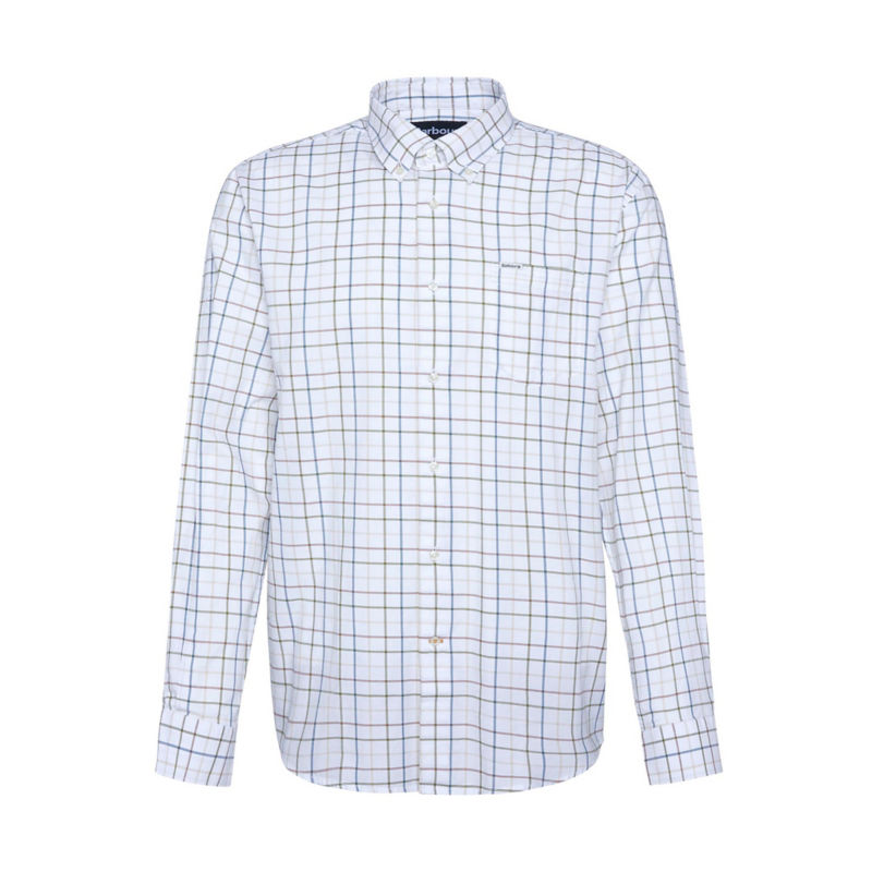 Barbour&reg; Caswell Tattersall Long-Sleeve Shirt - PINE image number 6