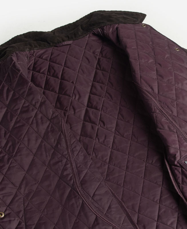 Barbour&reg; Annandale Quilted Jacket - BLACK CHERRY image number 6