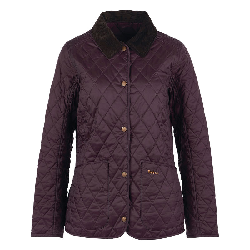Barbour&reg; Annandale Quilted Jacket - BLACK CHERRY image number 5