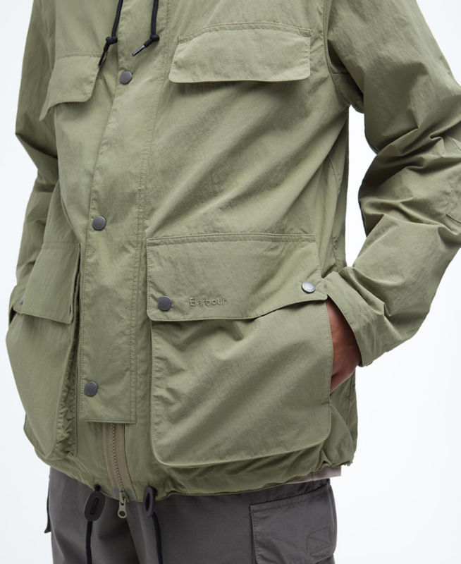 Barbour&reg; Re-Engineered Durham Summer Jacket - OLIVE image number 2