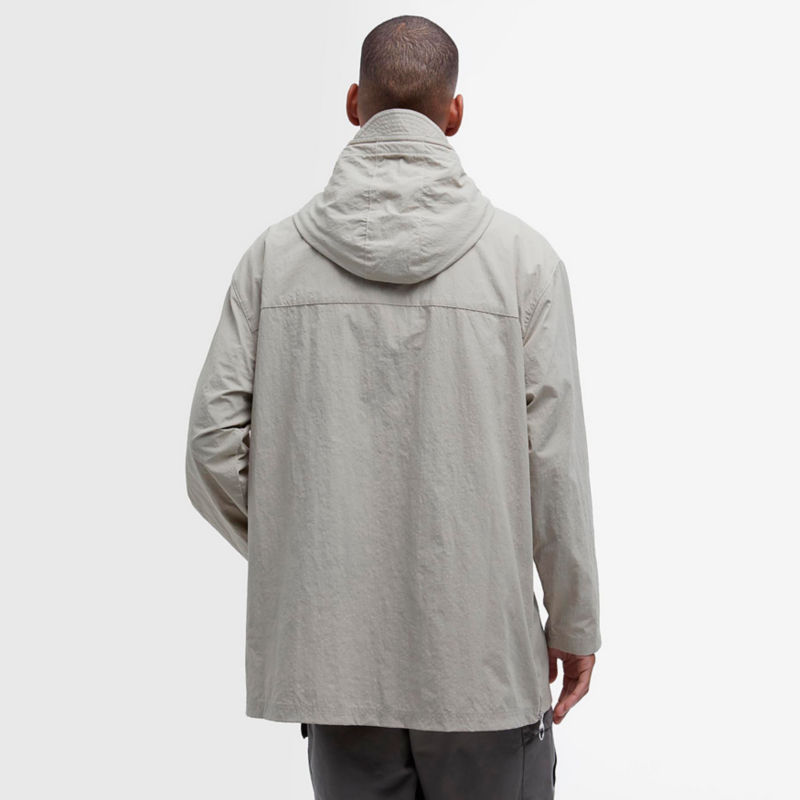 Barbour&reg; Durham Hooded Overshirt - STONE image number 4