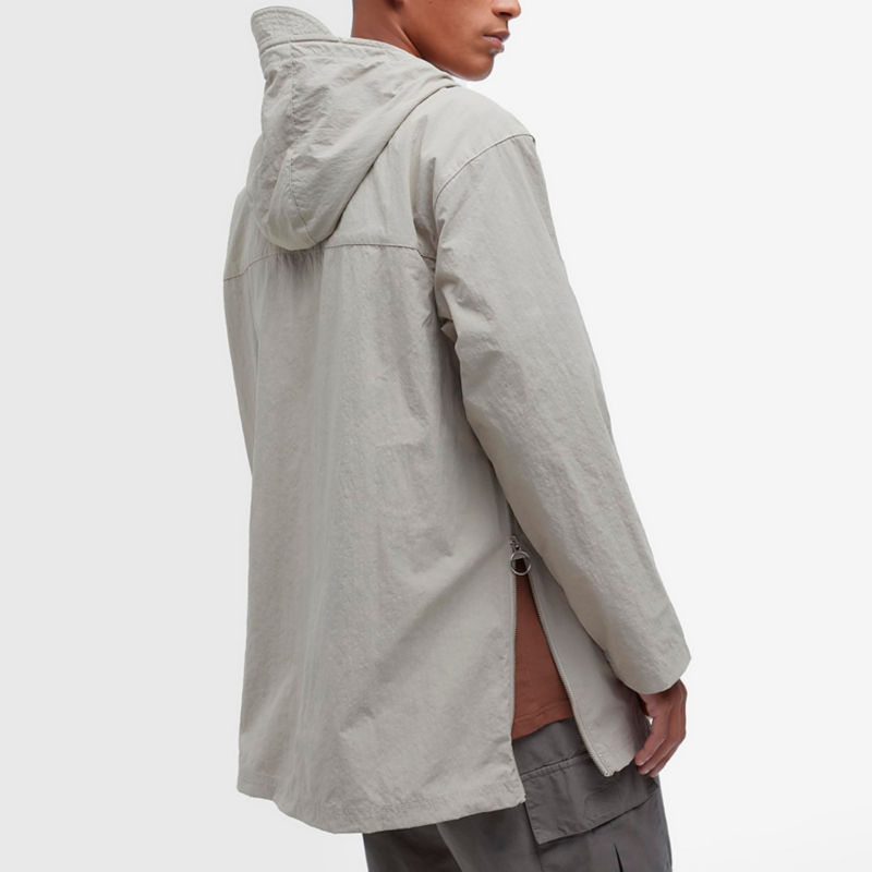 Barbour&reg; Durham Hooded Overshirt - STONE image number 3