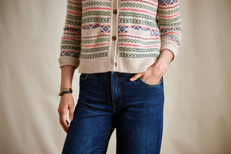 トップス Brushed Cashmere Cardigan BRUSHED-CASHMERE CREW-NECK CARDIGAN - DARK BROWN | COS