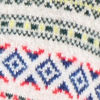 Fair Isle Patterned Brushed Cashmere Cardigan - BARLEY HEATHER