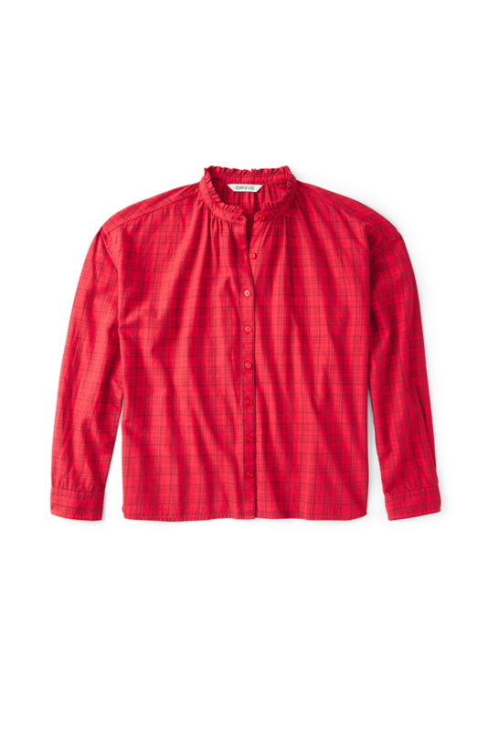 Women&rsquo;s Sunderland Brushed Twill Long-Sleeve Top - CURRANT PLAID image number 4