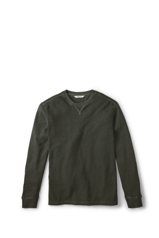 Men&rsquo;s Campsite Long-Sleeve Crew - IVY
