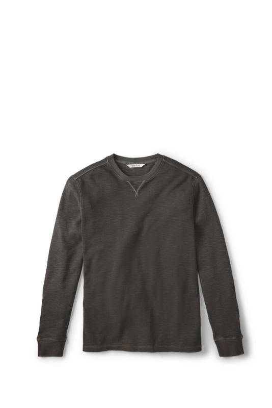 Men&rsquo;s Campsite Long-Sleeve Crew - SLATE