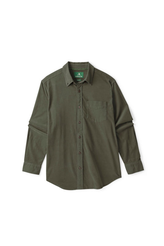 Men&rsquo;s Lightweight Corduroy Long-Sleeve Shirt - IVY
