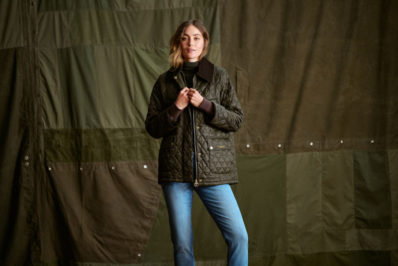 Barbour&reg; Modern Beadnell Quilted Jacket - SAGE