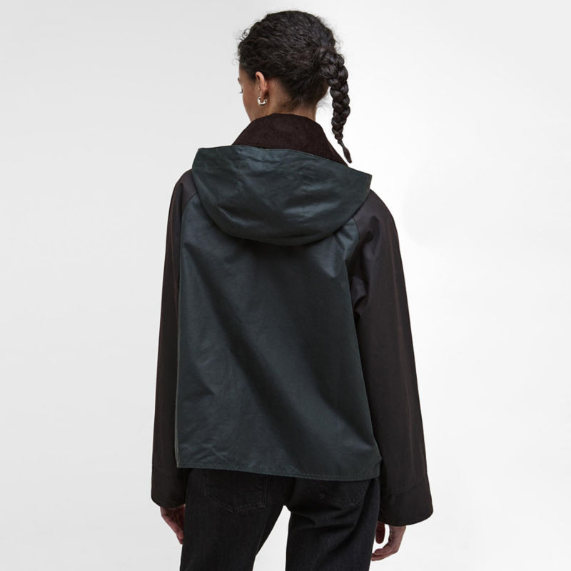 Barbour&reg; Reighton Waxed Jacket - SAGE/RUSTIC image number 5