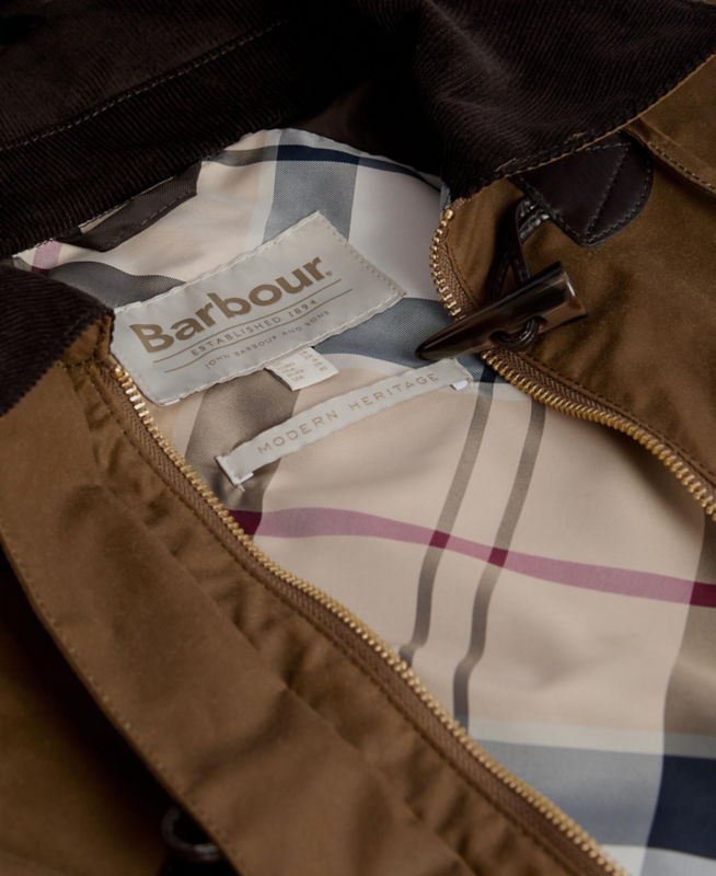 Barbour® Myra Waxed Duffle Coat | Orvis