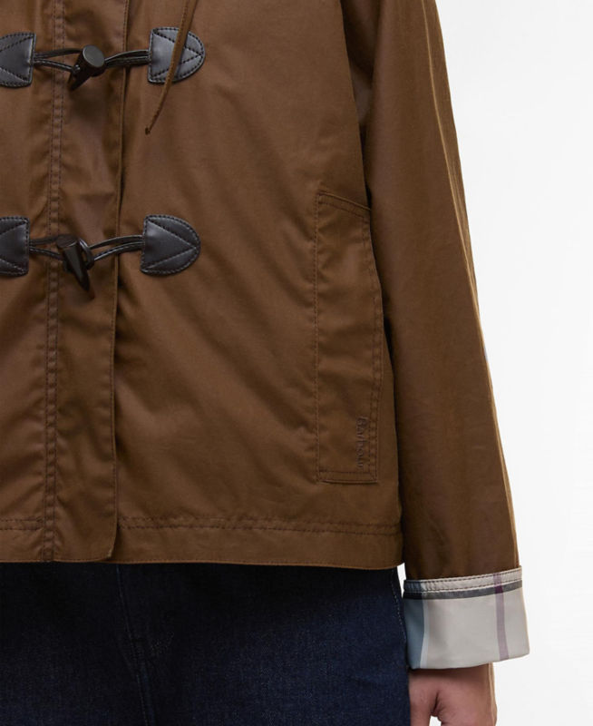 Barbour® Myra Waxed Duffle Coat | Orvis