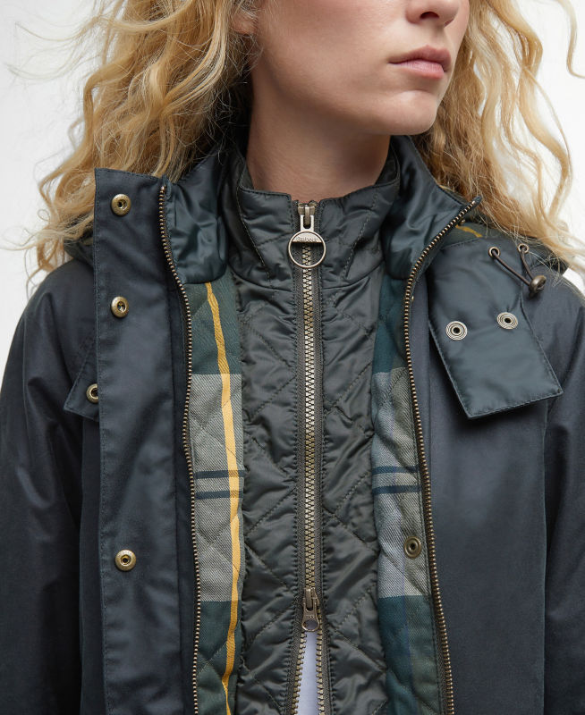 Barbour&reg; Cannich Waxed Jacket - SAGE image number 2