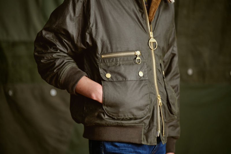 Barbour&reg; Maxine Waxed Jacket - ARCHIVE OLIVE image number 2