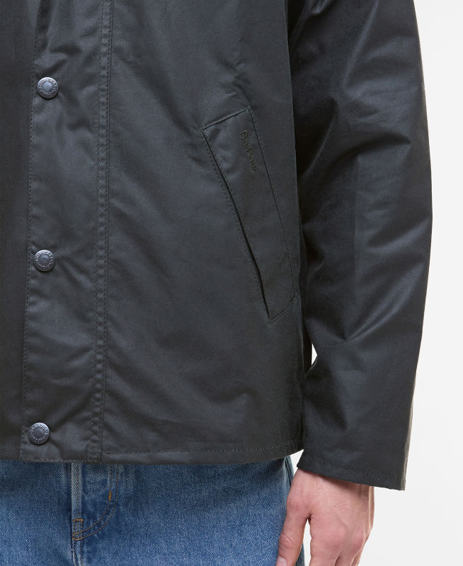 Barbour&reg; Tracker Waxed Jacket - SAGE EXCLUSIVE image number 3