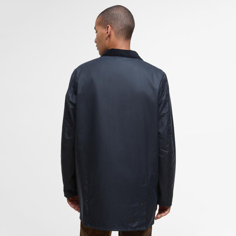 Barbour&reg; Chelsea Waxed Jacket - NAVY image number 5