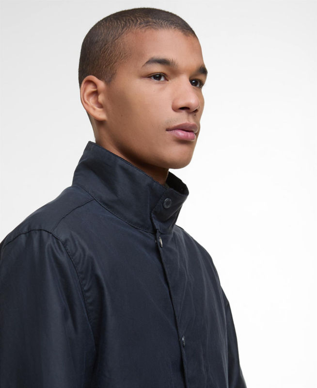 Barbour&reg; Chelsea Waxed Jacket - NAVY image number 1