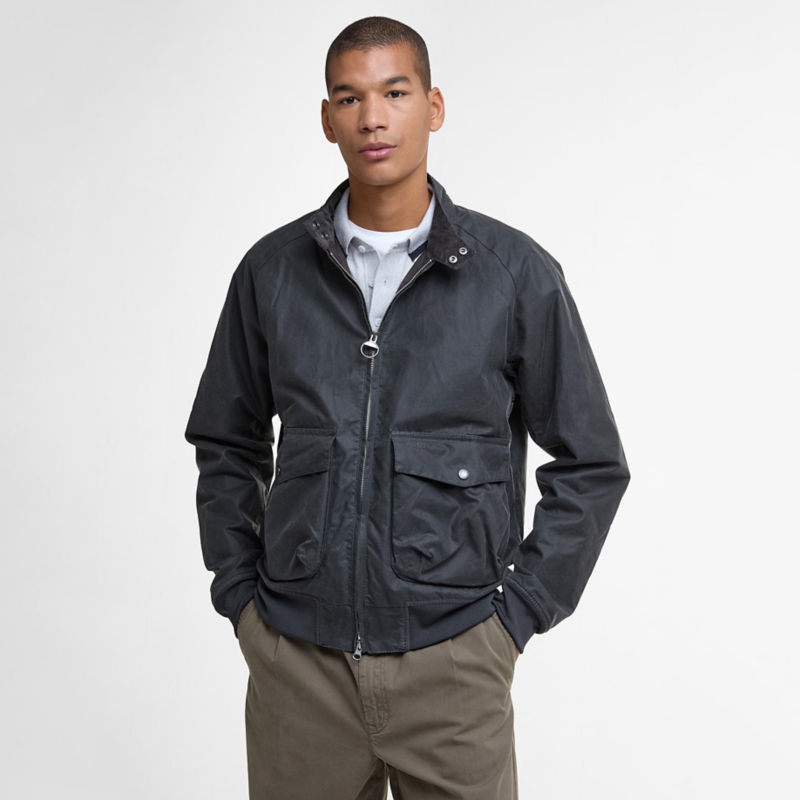 Barbour&reg; Modern Royston Waxed Jacket - GREY
