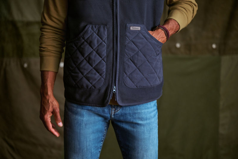 Barbour&reg; Lowich Fleece Gilet - NAVY image number 2
