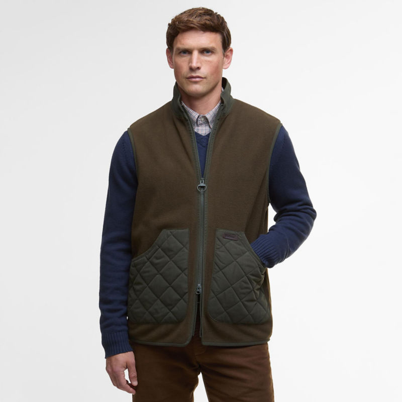 Barbour&reg; Lowich Fleece Gilet - OLIVE