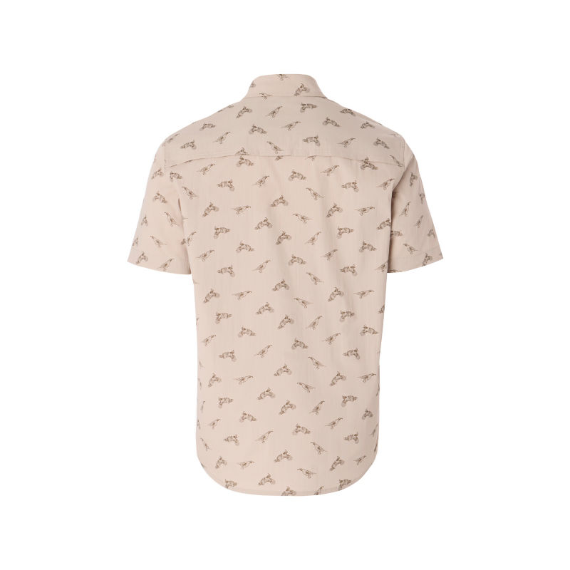 Men&rsquo;s Featherweight Short-Sleeve Shooting Shirt - QUAIL BIRD PRINT image number 1