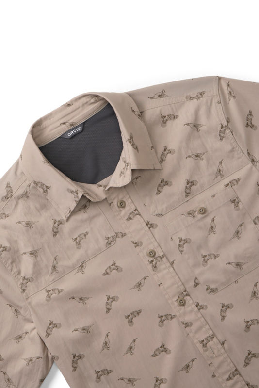 Men&rsquo;s Featherweight Short-Sleeve Shooting Shirt - QUAIL BIRD PRINT image number 2