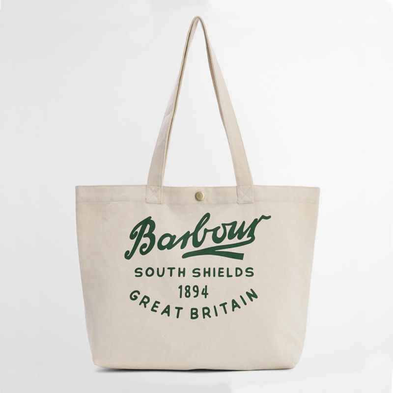 Barbour&reg; Script Tote - NATURAL