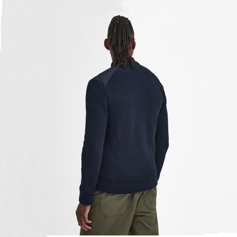Barbour&reg; Newland Knitted Zip Sweater Jacket - NAVY image number 5