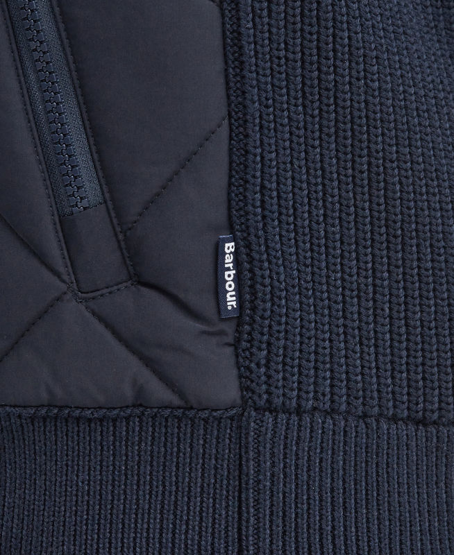 Barbour&reg; Newland Knitted Zip Sweater Jacket - NAVY image number 7