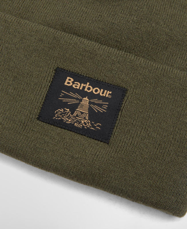 Barbour&reg; Harton Beanie - DEEP OLIVE image number 2