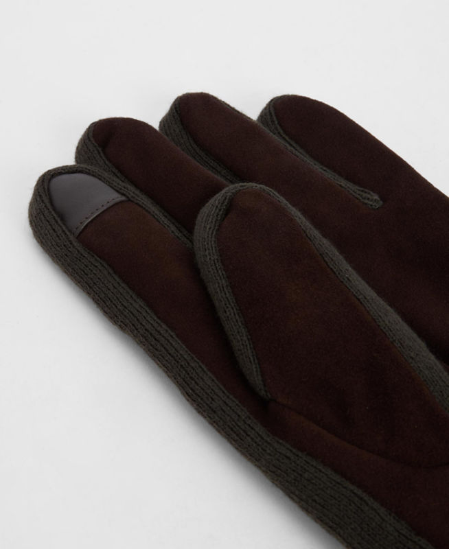 Barbour&reg; Magnus Gloves - BROWN/OLIVE image number 1